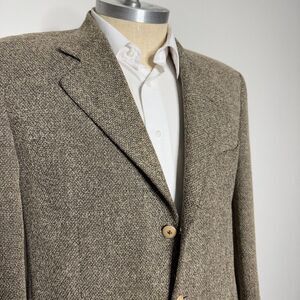 Corneliani 44R (52 it) Blazer Sport‎ Coat Mens Brown Vintage (See Descrip)